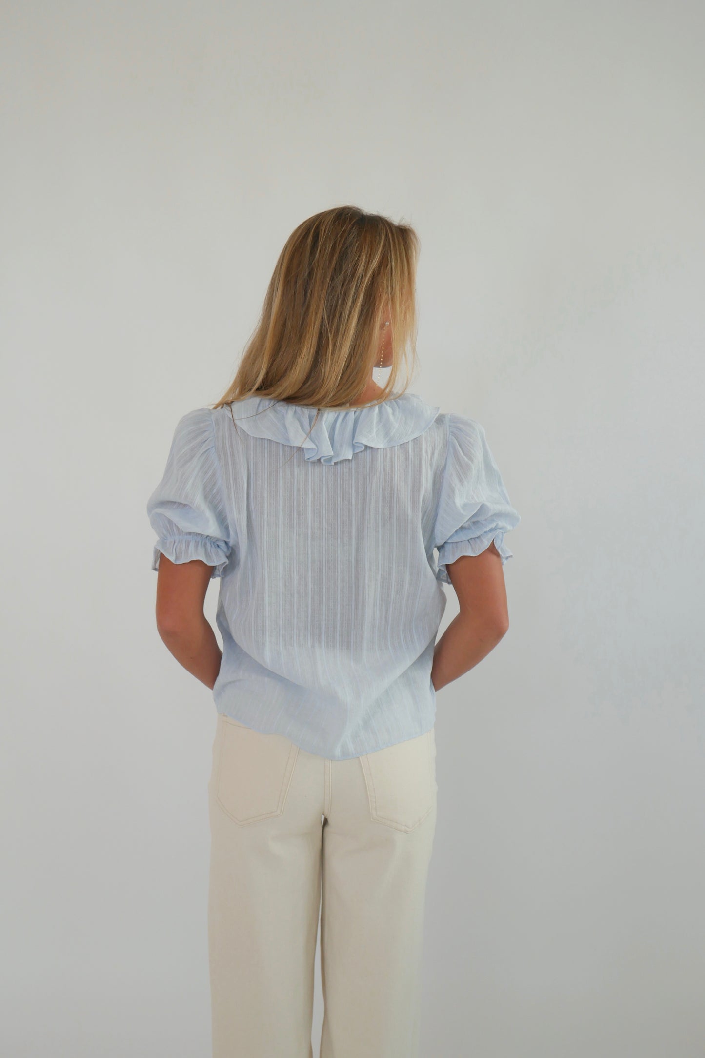 MISA Blouse - Light Blue