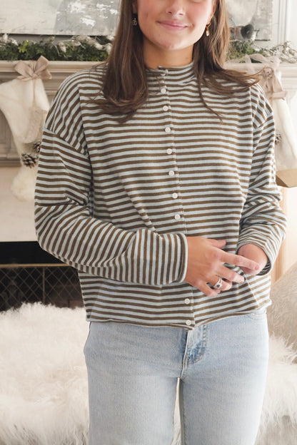 The Sunday Stripes - Blue and Brown