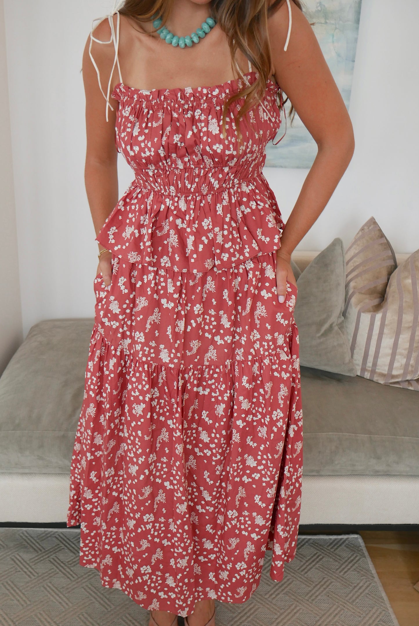 Floral Chili Skirt