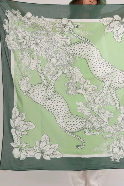Africa Scarf -Green
