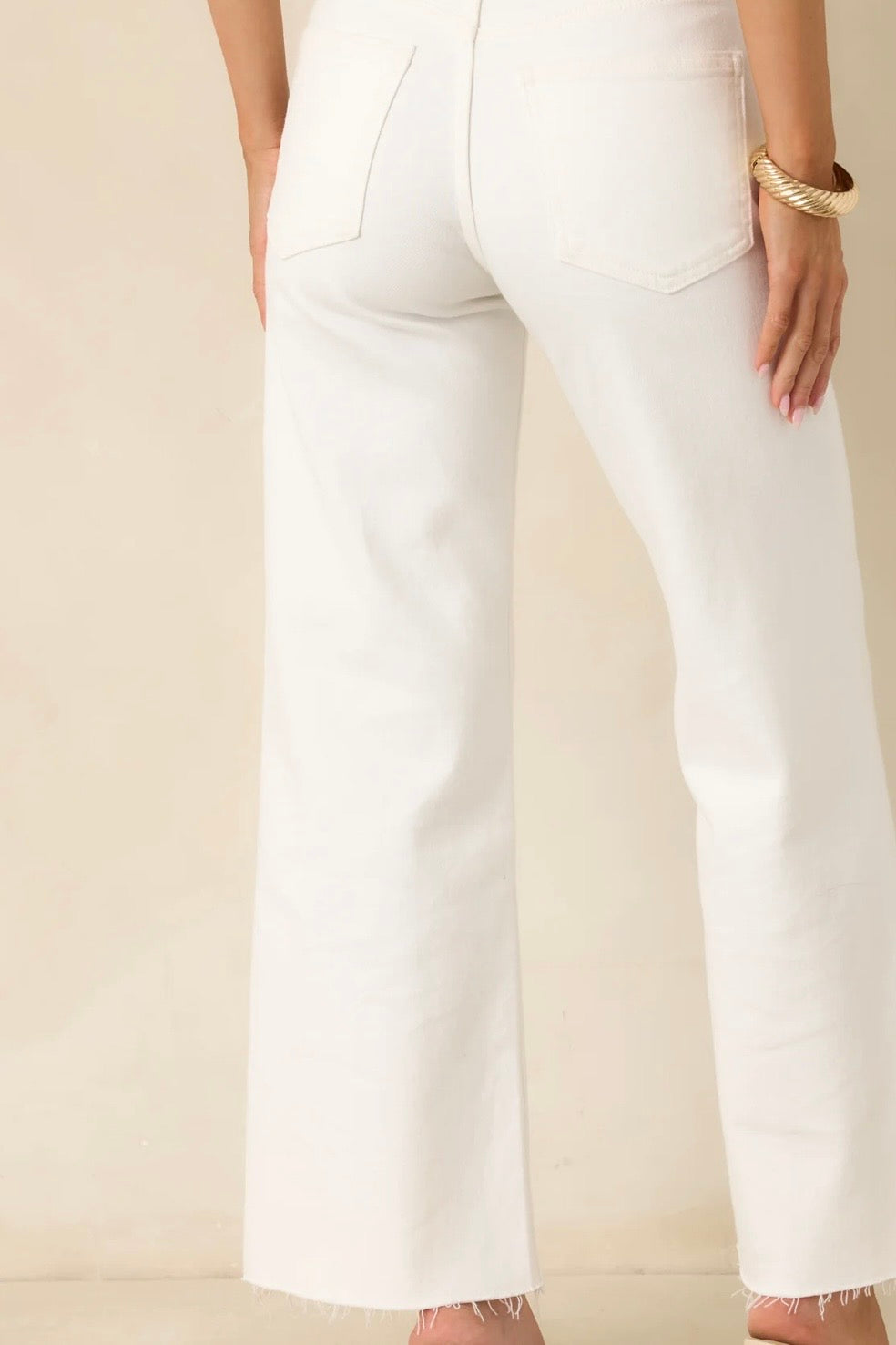 Slim Wide Leg Jean
