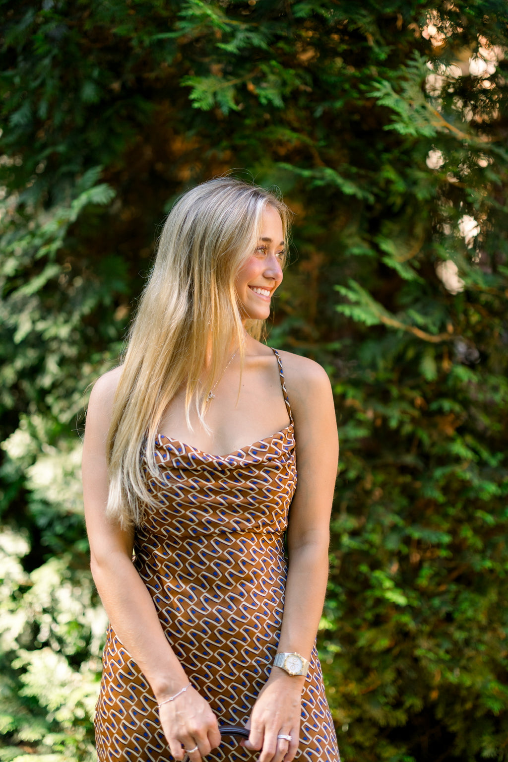 Nights In Capri Midi Dress