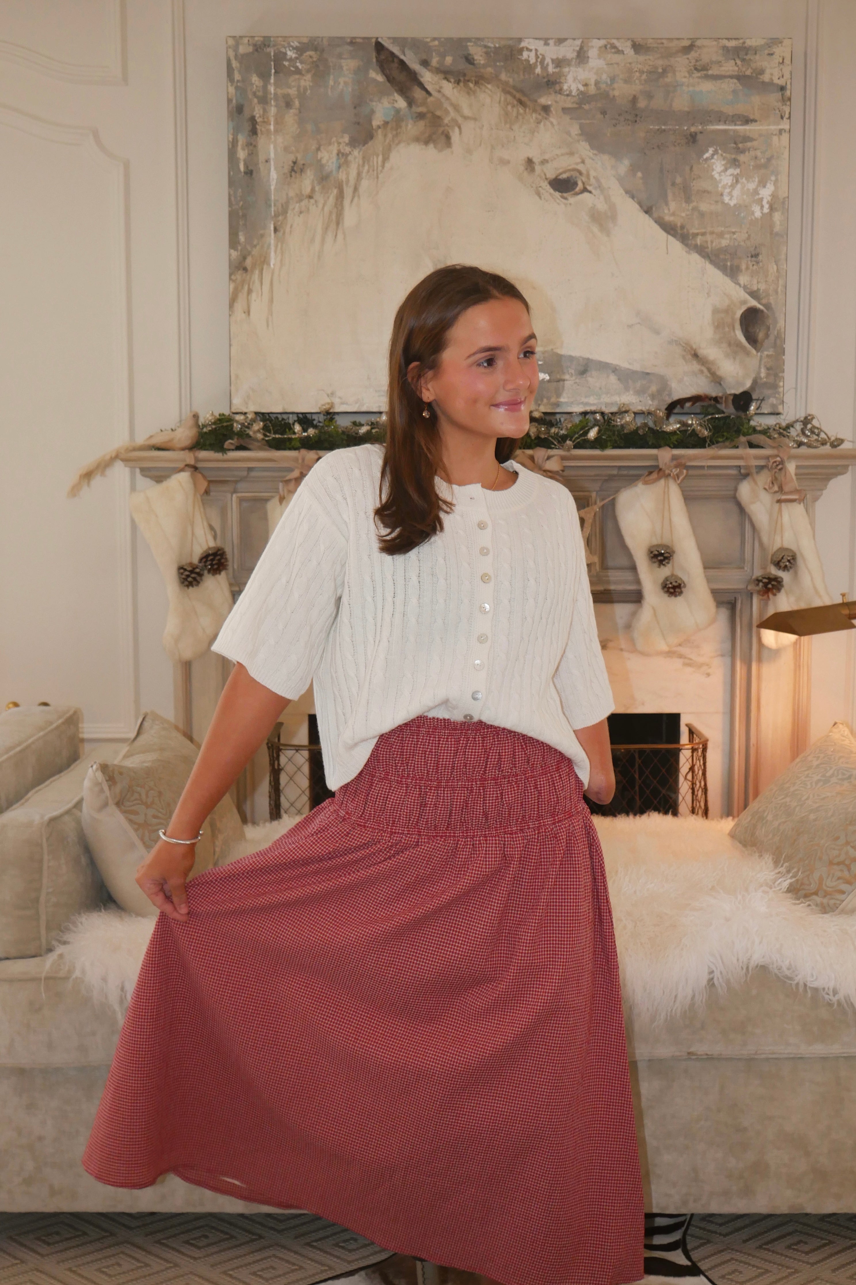 The Scarlet Cardigan - Cream