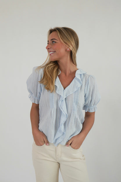 MISA Blouse - Light Blue