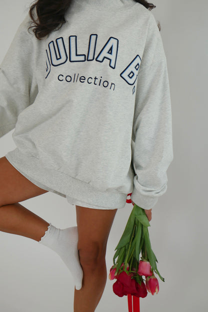 JULIA B. SWEAT-SHORTS - HEATHER GRAY