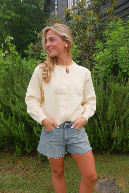 Julia B. Cardigan- Cream