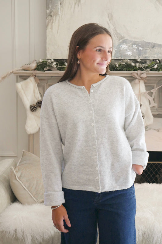 The Classic Gray Cardigan