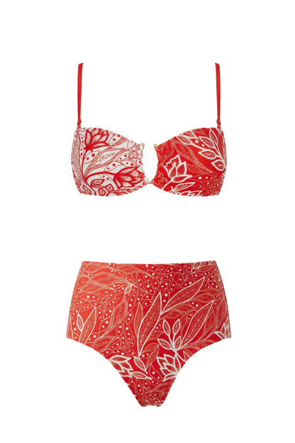 Reversible - Scarlet Bloom Bikini