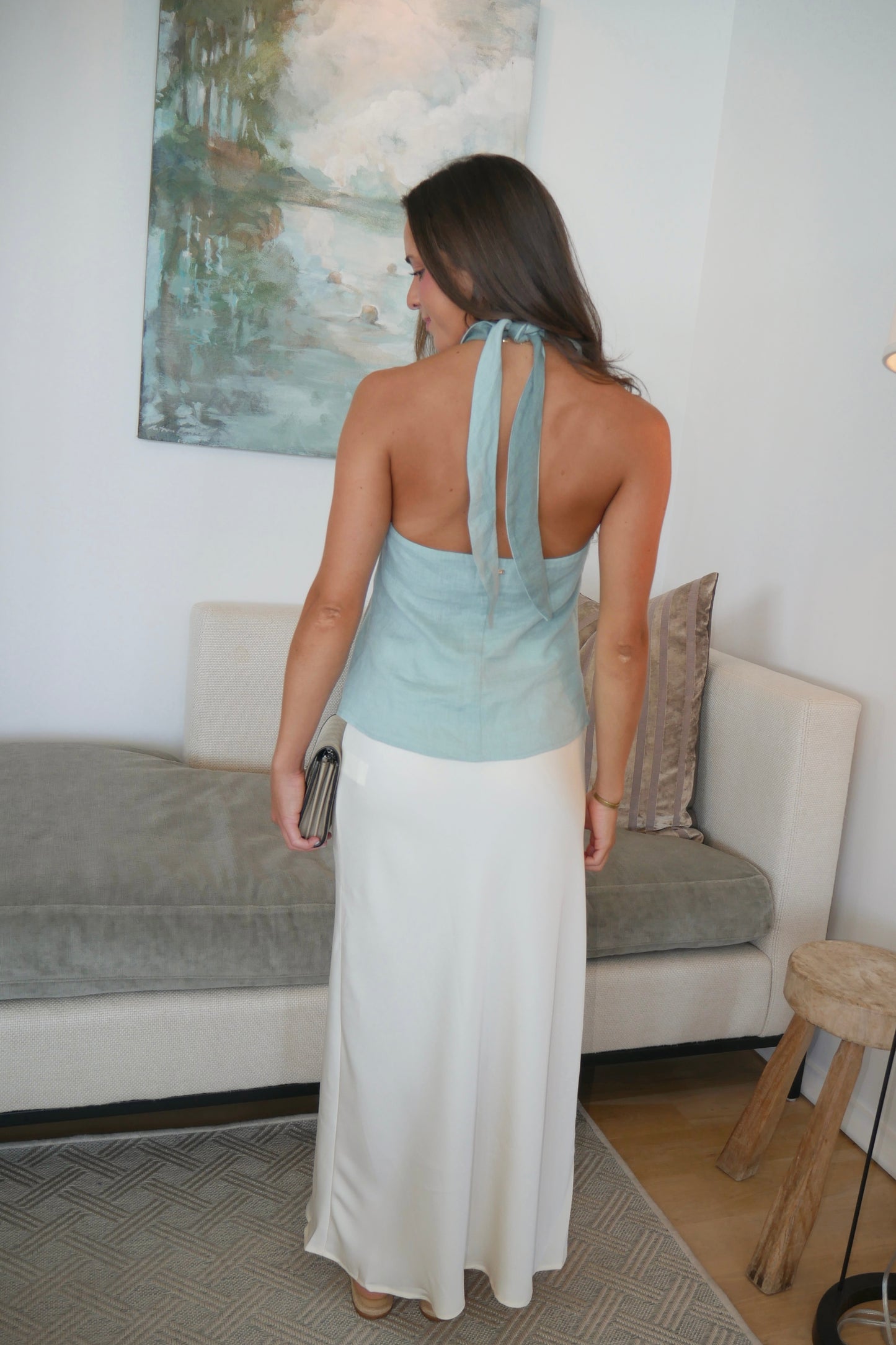 Santander Linen Blouse