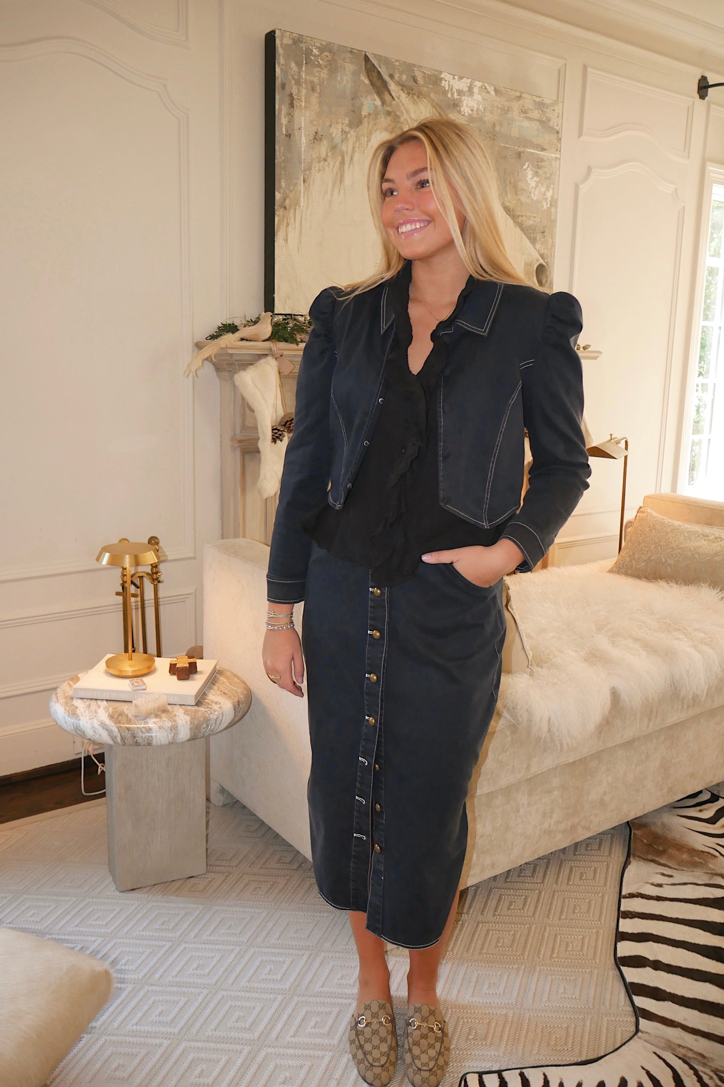 Pageant Blue Denim Top/Jacket