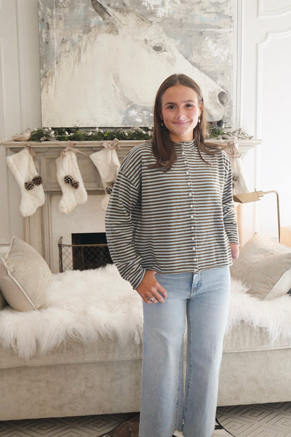 The Sunday Stripes - Blue and Brown