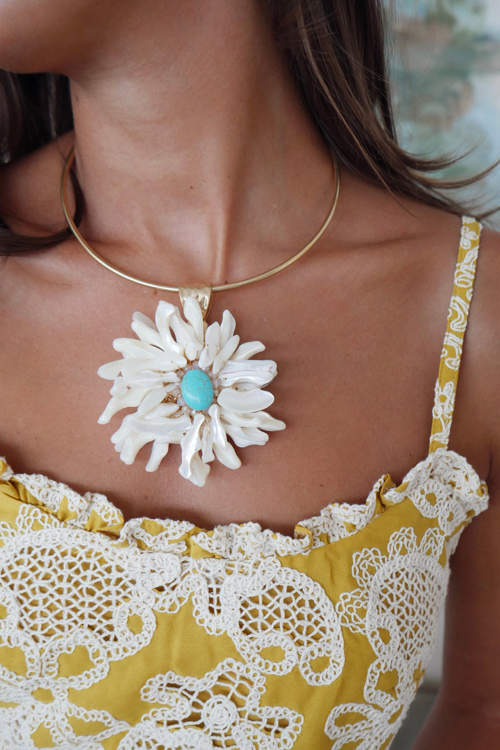 White Shell Necklace
