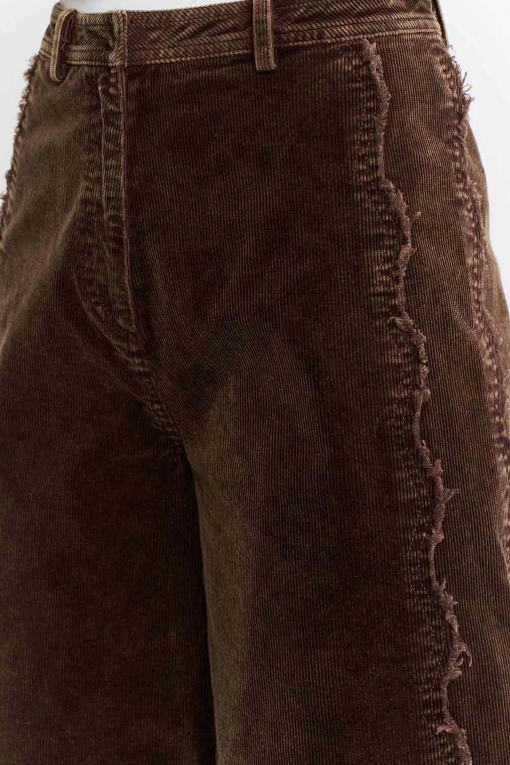 Wide-Leg Cordurory High Rise Pants