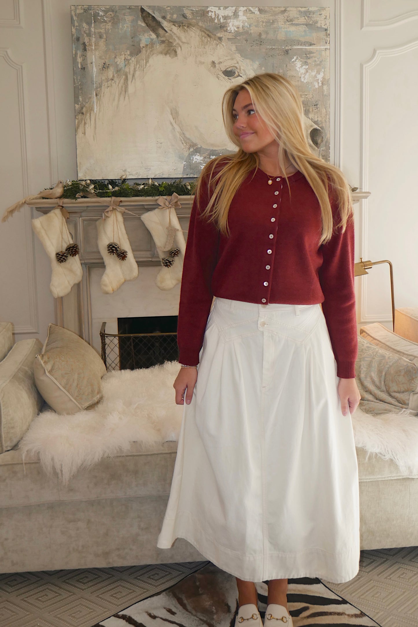 The Perfect Cardigan - Burgundy