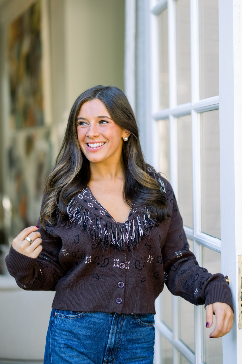 Fringe Christy Cardigan