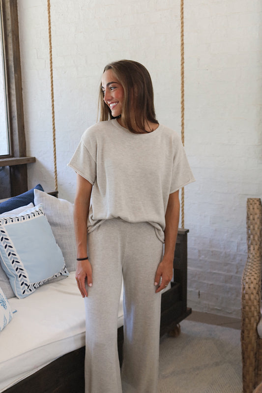 Oatmeal Lounge Top