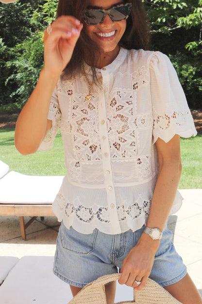 Elizabeth Lace Top