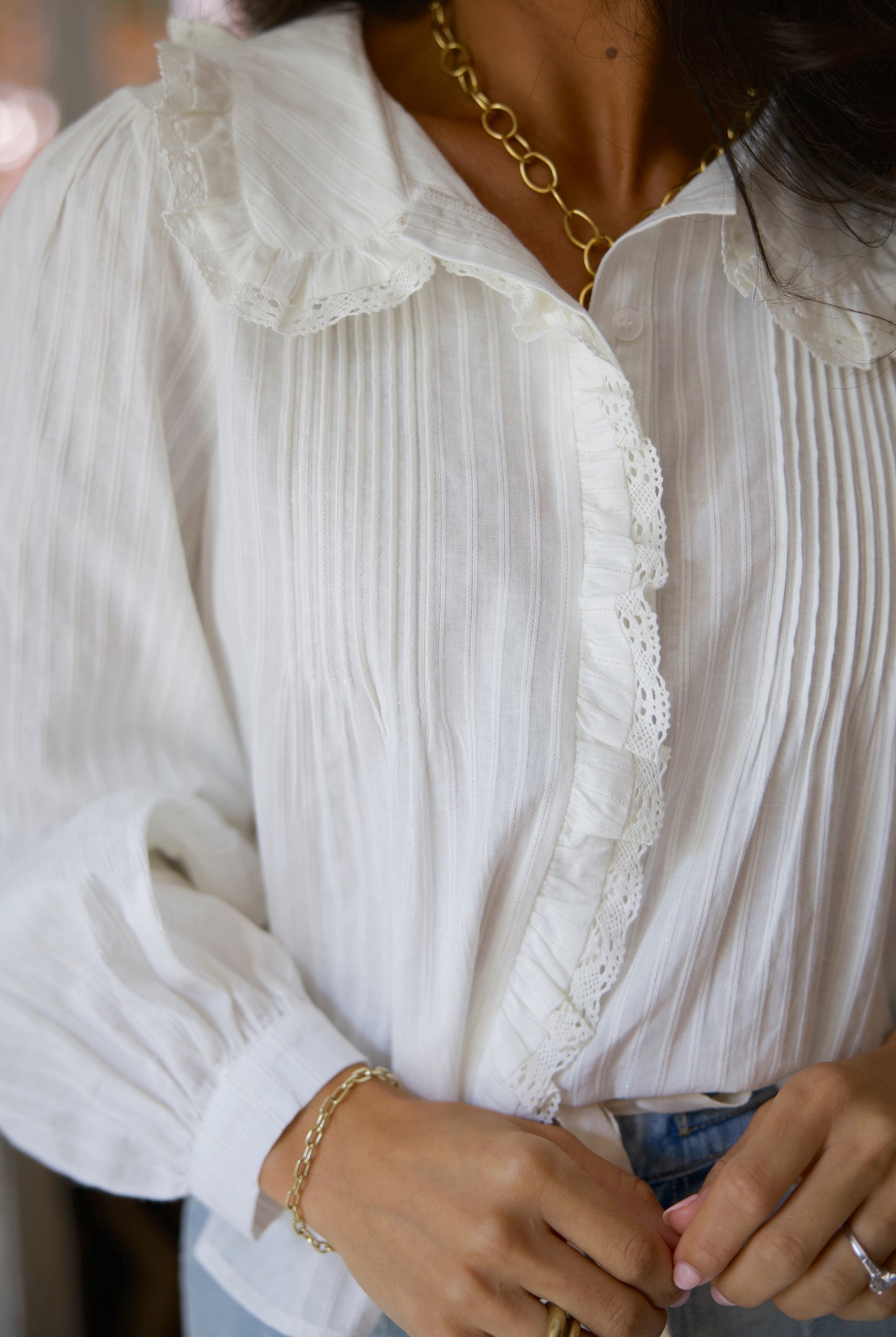 The Rebecca Ruffle Blouse