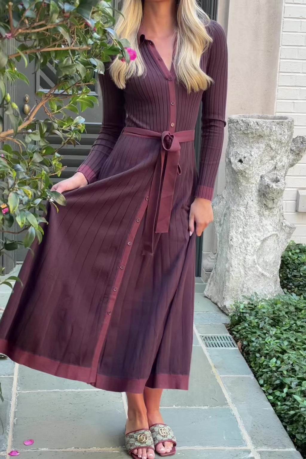 Rylee Ribbed Sweater Dress